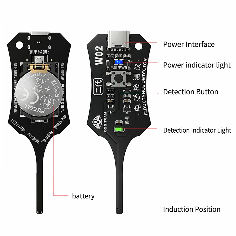 Тестер индуктивности DC 5В для – обзор и цена Co Detector Plug