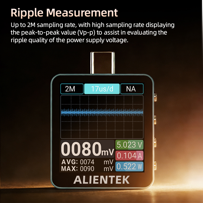 ALIENTEK C2 Тестер USB Type-C  – обзор и цена Co Detector Plug