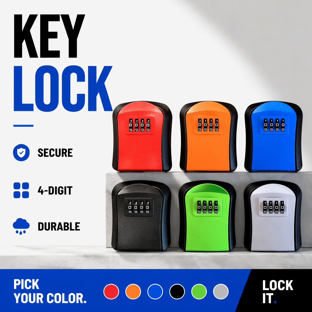Настенный водонепроницаемый ящ – обзор и цена Lockbox Key Secure