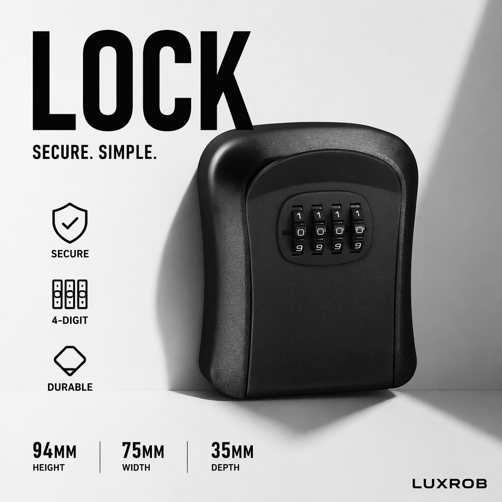Настенный водонепроницаемый ящ – обзор и цена Lockbox Key Secure