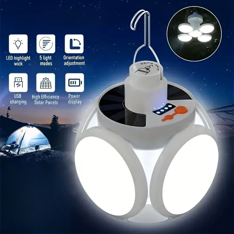 Солнечная зарядная лампа с крю – обзор и цена Power Outage Light